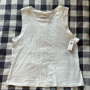 Old Navy white tank M brand new with tags.
